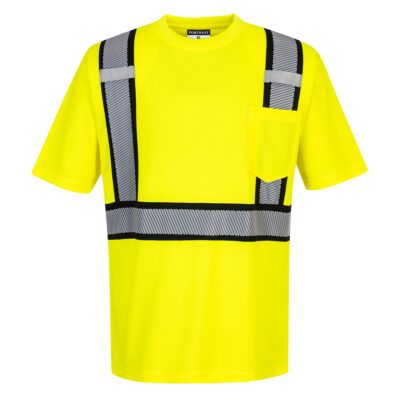 Detroit Short Sleeve T-Shirt Yellow/Black