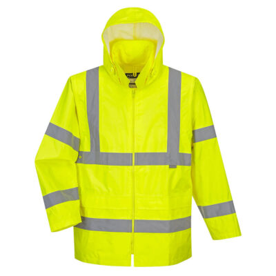 Hi-Vis Rain Jacket Yellow
