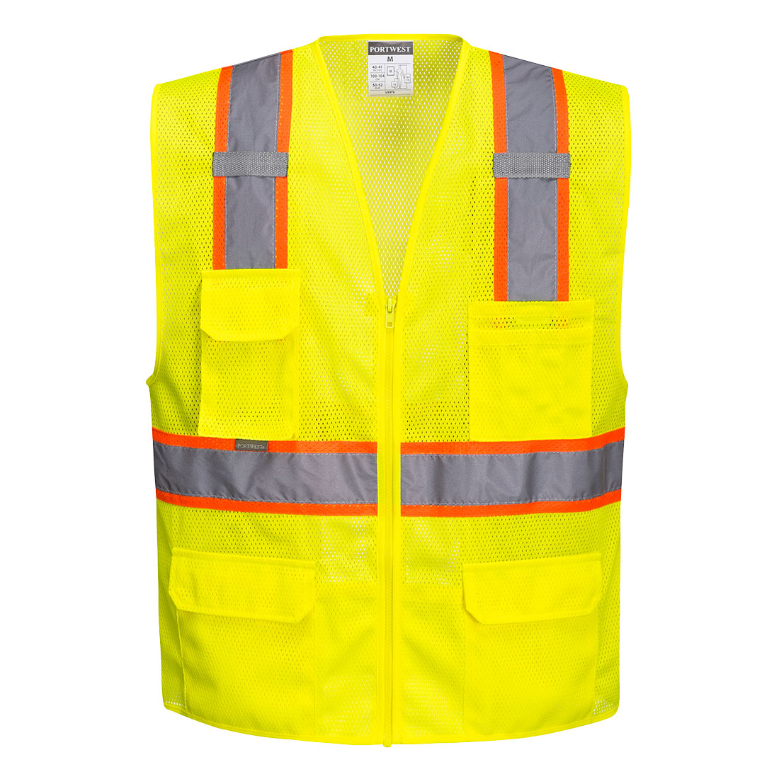 Hi-Vis Mesh Executive Vest Yellow