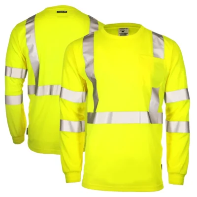 Hi-Vis Long Sleeve Safety Shirt