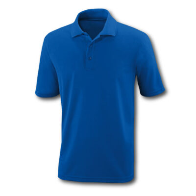 Afton By Logo-up-Blue Polo Shirt without Hughes Group Logo