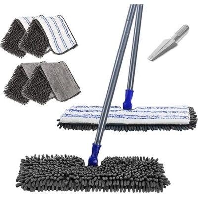 HDX-Microfiber Flat Wet-Dry Flip Mop