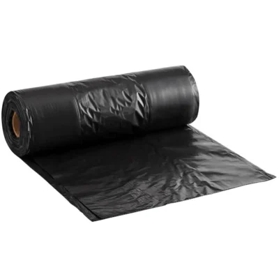 33 Gallon 2 Mil 33" x 39" Low-Density Heavy-Duty Black Can Liner / Trash Bag - 100/Case -TC-5013339HVY