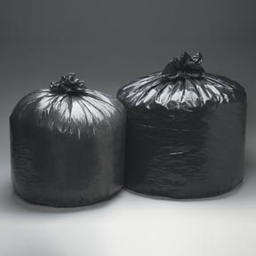 24X23 .95 MIL BLACK 10% PCR ROLL LINER 20/25 CASE - TC-705110