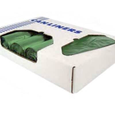 40X46 1.5MIL LT GREEN TRASH BAG 100/CS -TC-700014