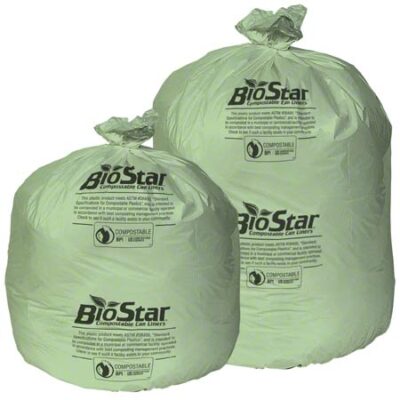 Pitt BioStar Compostable Liner - 30 x 47, 1 mil - TC-BS23G